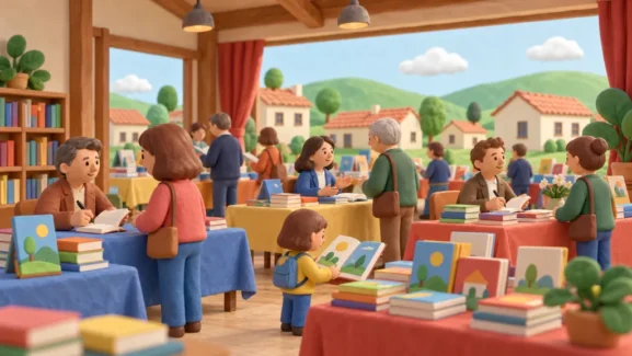 Salon du livre de Saint-Xandre en pâte à modeler